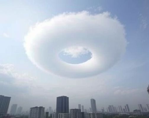 大连天空现罕见「窟窿云」,目击者称持续半小时,压迫感十足,窟窿云是怎么形成的?你见过吗?