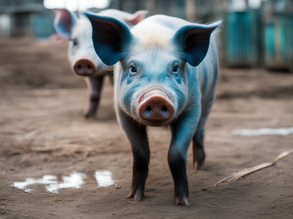 网传视频显示「给猪喂食砂糖橘后猪变蓝」,这一现象的原因及潜在风险是什么?