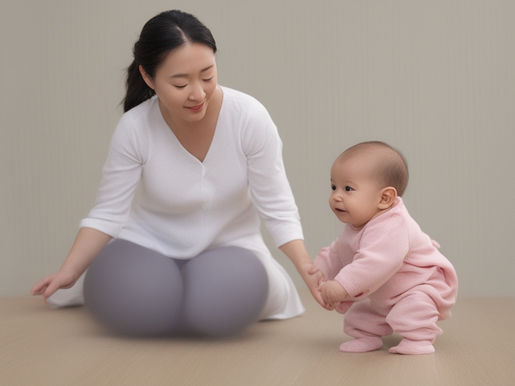 一位1岁的失明宝宝尝试学习使用盲道行走，妈妈会有什么样的反应？