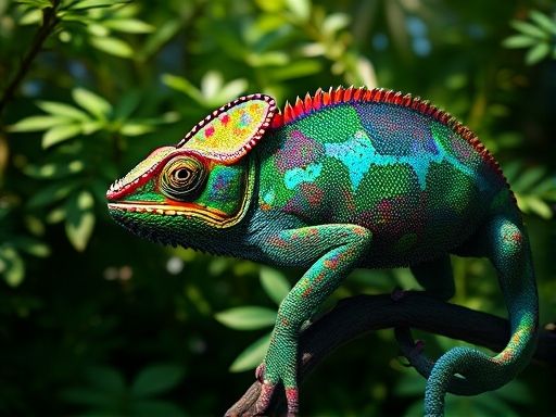 有一种说法是颜色越丰富越危险，为什么变色龙不走威慑路线？