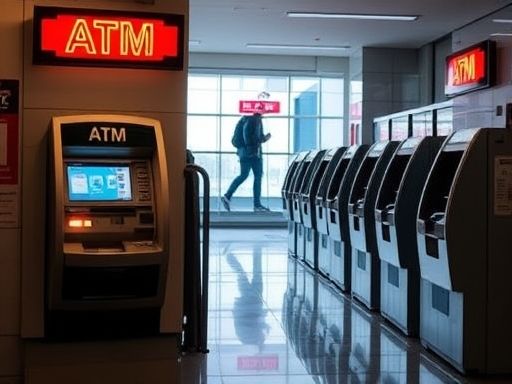全国 ATM 机仅剩 80 万台，5 年锐减 26.87%