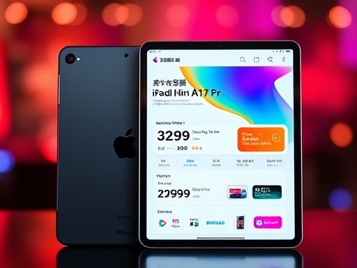 5299 → 2999 元：苹果 iPad mini（A17 Pro）eSIM 版京东低过 WLAN 版