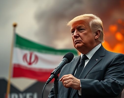 特朗普发文要求伊朗无条件投降,并被曝考虑加入对伊空袭,有哪些目的?伊朗会弃核求生吗?