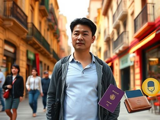 演员孙坚在西班牙巴塞罗那三天被偷两次，护照手机钱包全没了，他该怎么办？海外旅行如何提高安全意识？