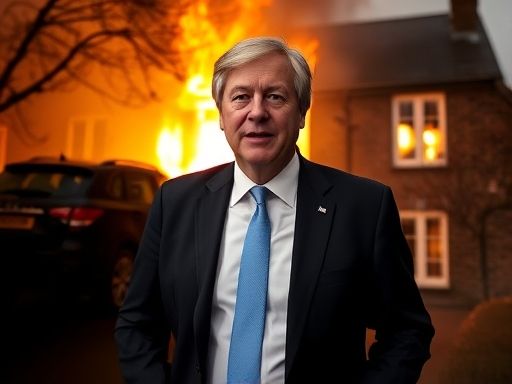 英国首相斯塔默住所起火