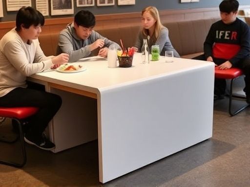 北京大学设滑梯外卖桌被吐槽像「猪食槽」,且易打翻外卖,校方称是为防止外卖被偷,怎样看待这一设计?