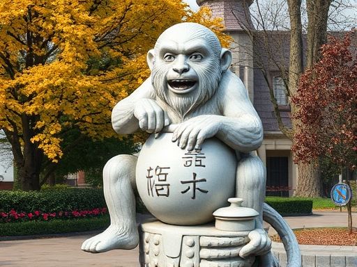 儿童公园「司马光砸缸」雕塑被指像猴，当地称将组织调研，如何评价这一设计？作为儿童教育雕塑合适吗？