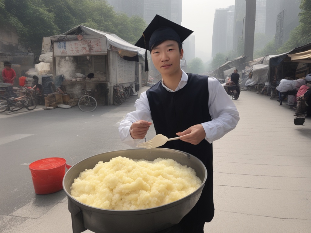 985 研究生退学摆摊卖土豆泥日入 700 元，称想过自己想要的生活，你赞同这样的职业选择吗？