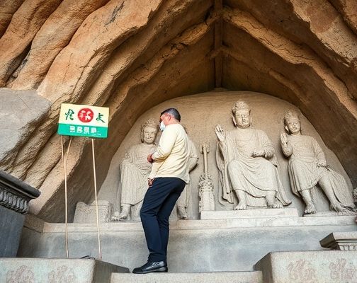 四川一男子花 2 个月开凿「奥特曼石窟」,当地称将调查核实,私人能挖洞开凿石窟雕刻石像吗?合法吗?