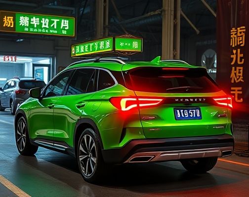 鸿蒙智行首款旅行车享界 S9T 亮相：首发仙踪绿车色、搭载全新星云尾灯