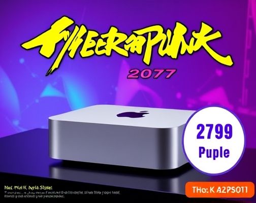 畅玩赛博朋克 2077：苹果 Mac mini M4 国补 + 教育优惠后 2799 元再发车