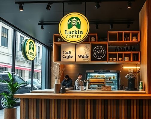 瑞幸纽约首开两家店，一家距星巴克不到百米，定价与星巴克相近，最贵饮品近 8 美元一杯，市场前景如何？