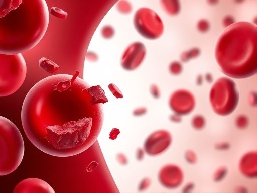 溶血过度所致贫血